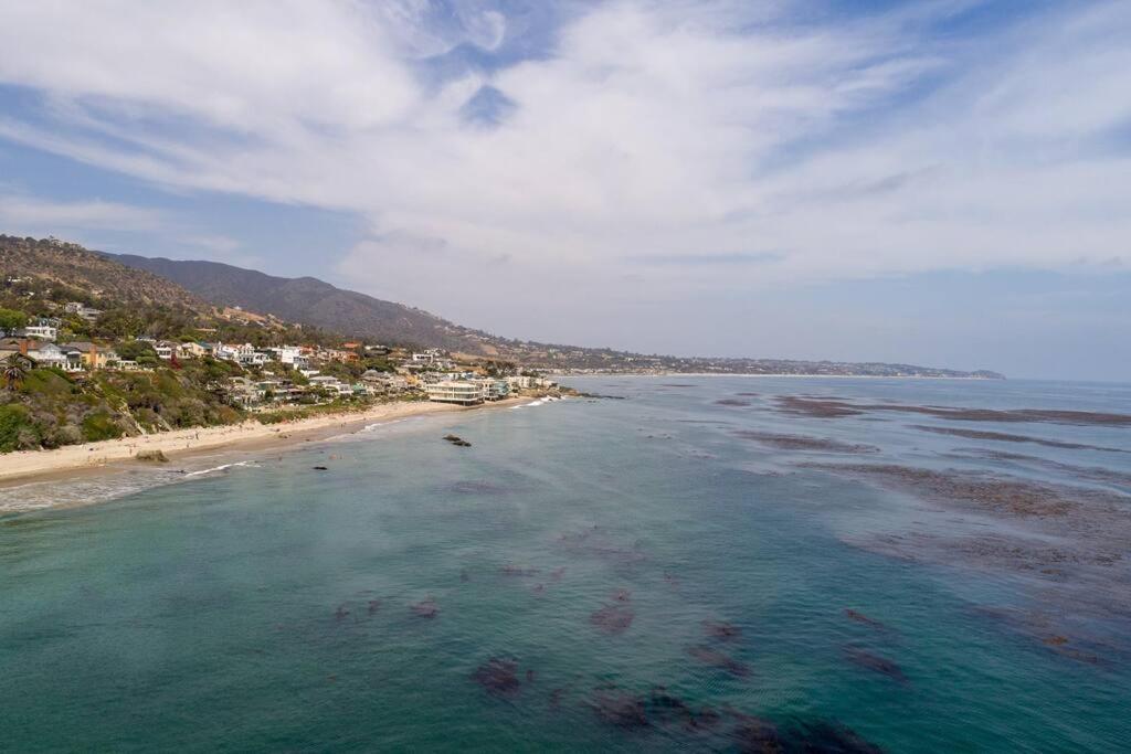 Luxury Beach Ocean View House, Steps To The Beach Malibú Exterior foto